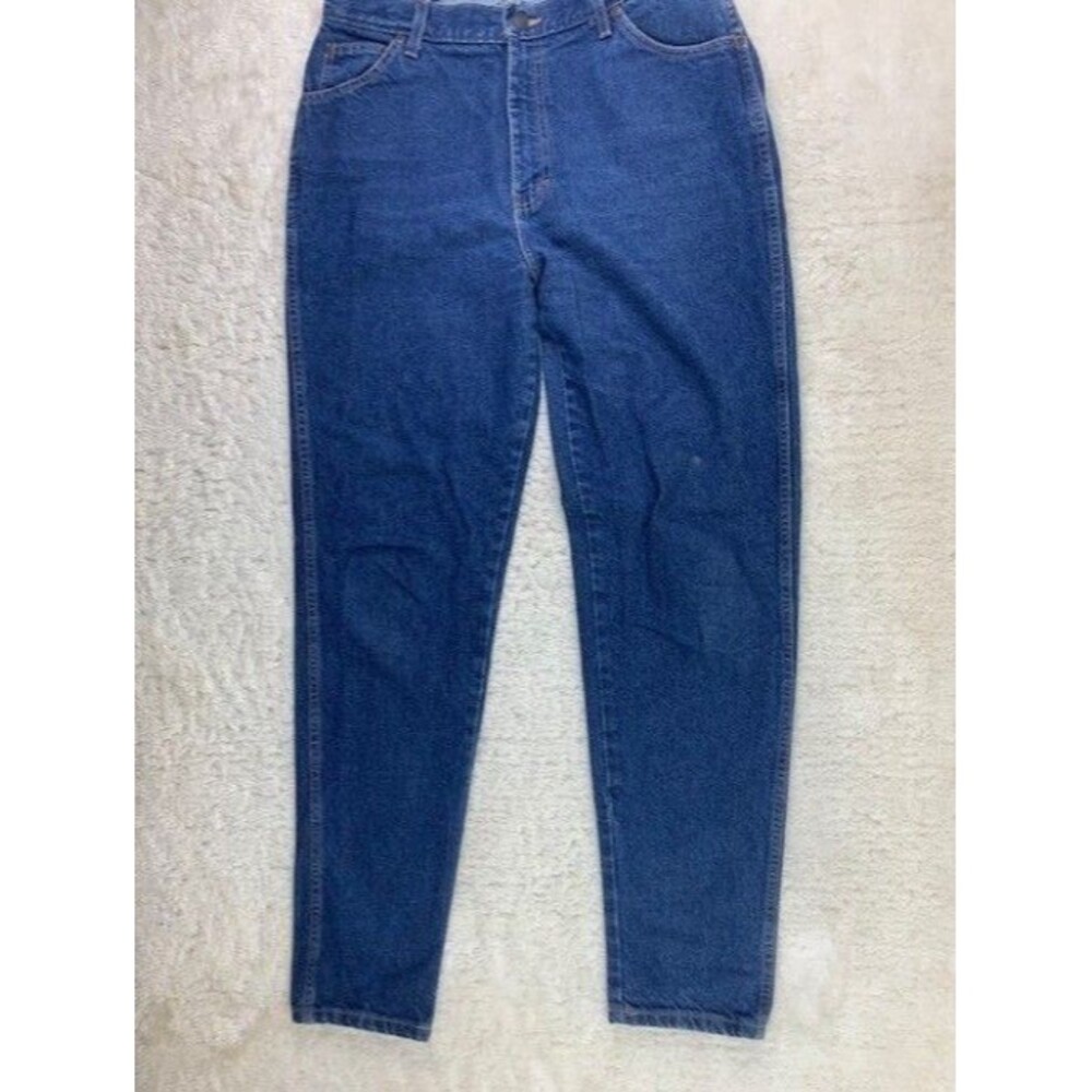 Dickies Size 12 Womens Jeans Cotton Ankle High Rise Med Wash